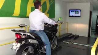 Ligne d'inspection moto